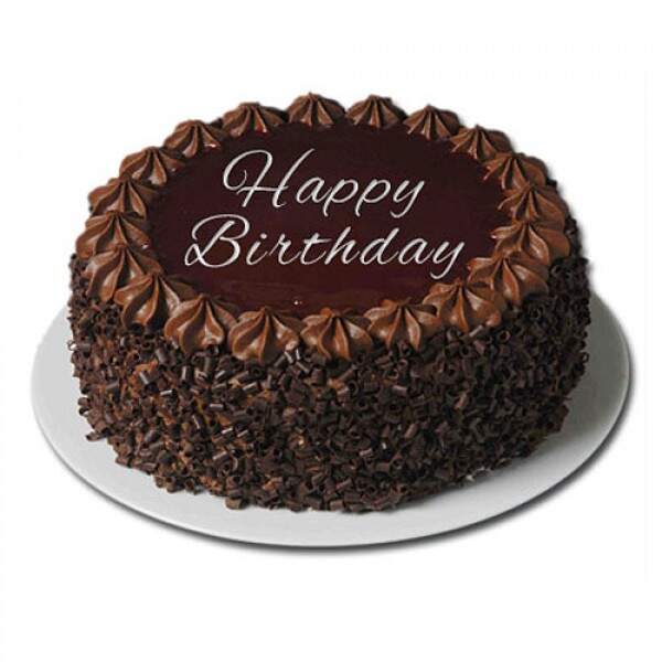 Round Shape Chocolate Cream Cake: Chocolate Birthday Cake Delivery