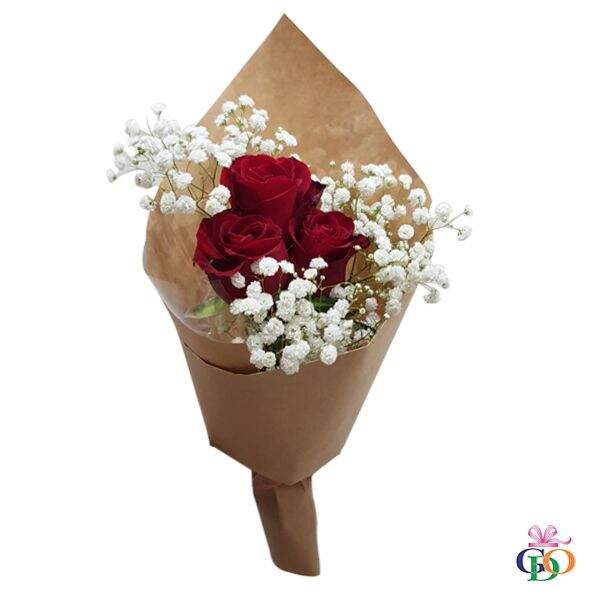 Small Red Rose Bouquet : Send Flowers Dubai