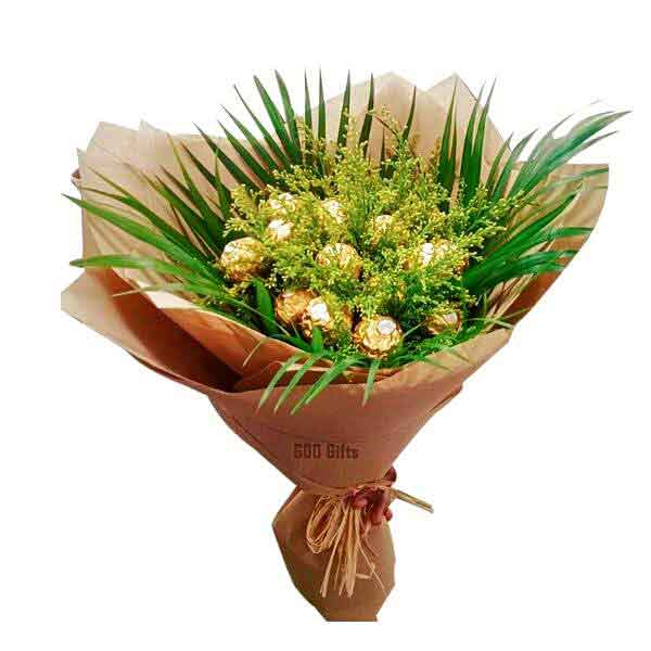 Ferrero Rocher Bouquet: Chocolate Gift Baskets Dubai