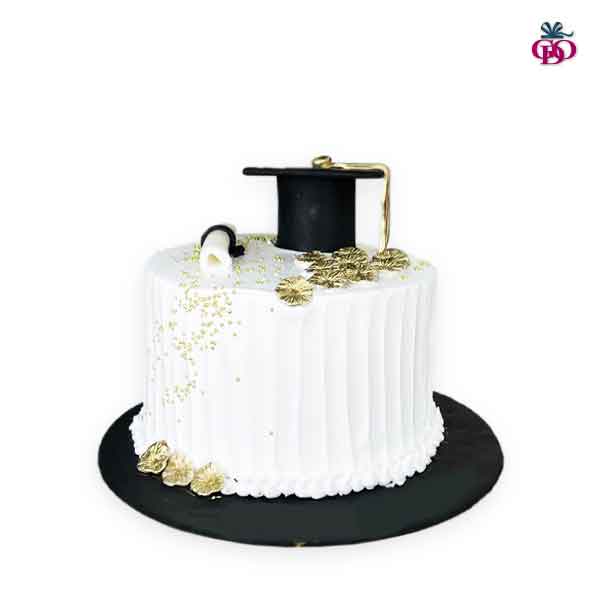 Graduation Simple Cake - Send Gifts to Dubai