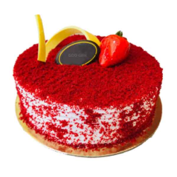 Red velvet with Strawberry Cake