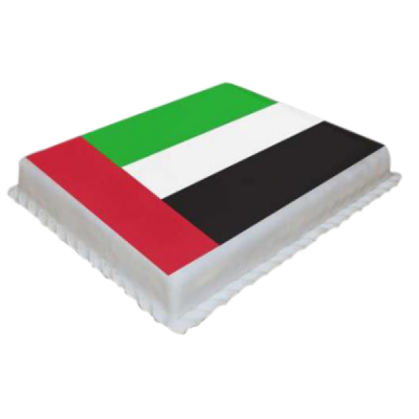 UAE Flag Design Big Cake