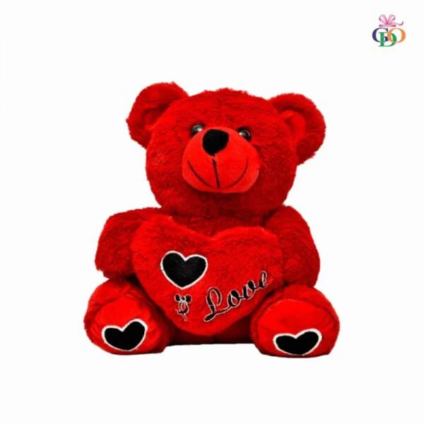 small red teddy bear for gifts