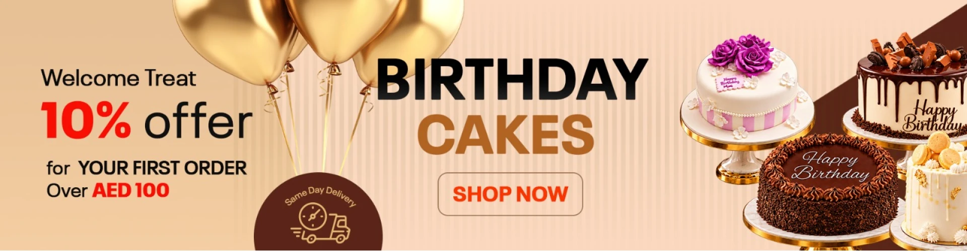Cakes for 10% Offer