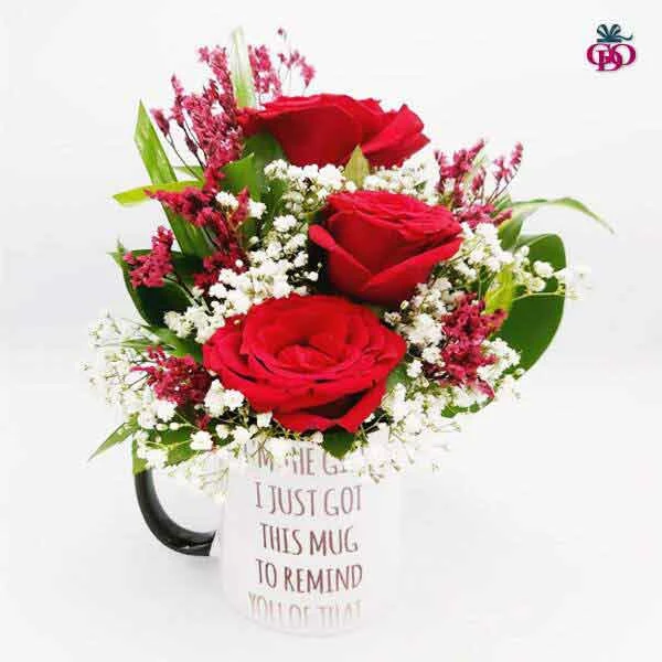 Flowers In Mug: Flowers Delivery in Dubai