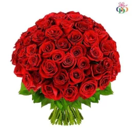 100  Red Roses Flower Bouquet