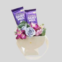 Chocolate and Flowers Combo Gifts