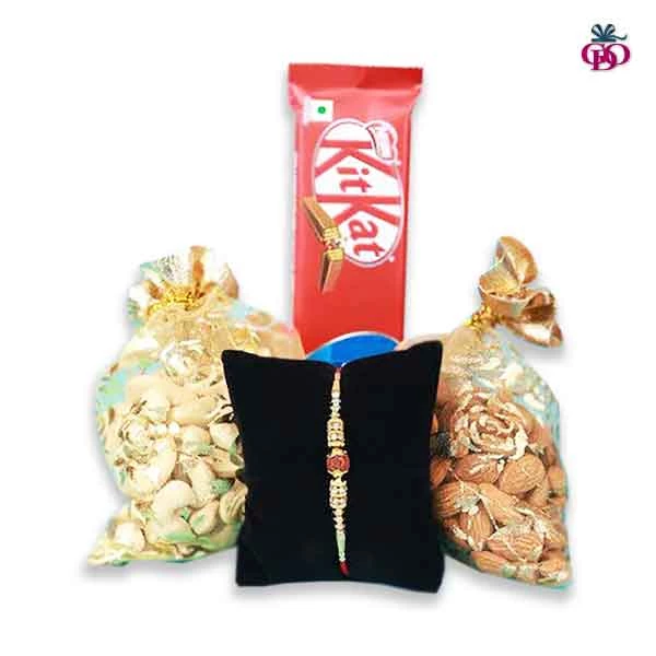 Kitkat and rakhi combo gifts 