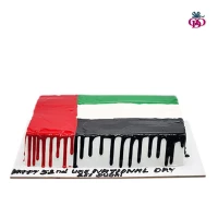 National Day Square Cake