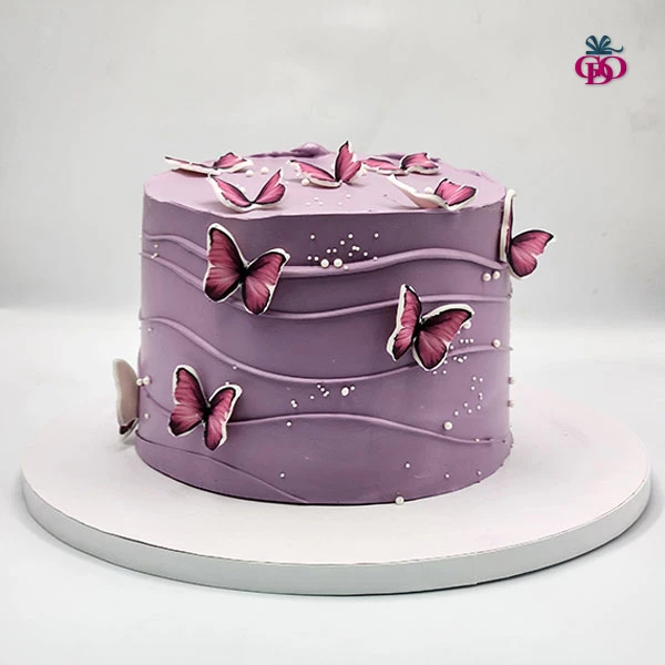 Butterfly Purple Cake
