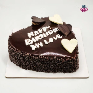 Heart Shape Chocolate Cake