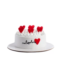 Heartbeat Vanilla Cake
