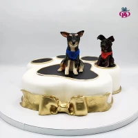 Dog Theme Cake