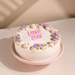 Love You Cute Cake