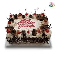Black Forest Birthday Cake With Name 