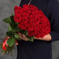 50 Red Rose Flower Bouquet