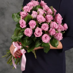 50 Pink Rose Flower Bouquet