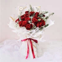 15 Red Rose Bouquet 