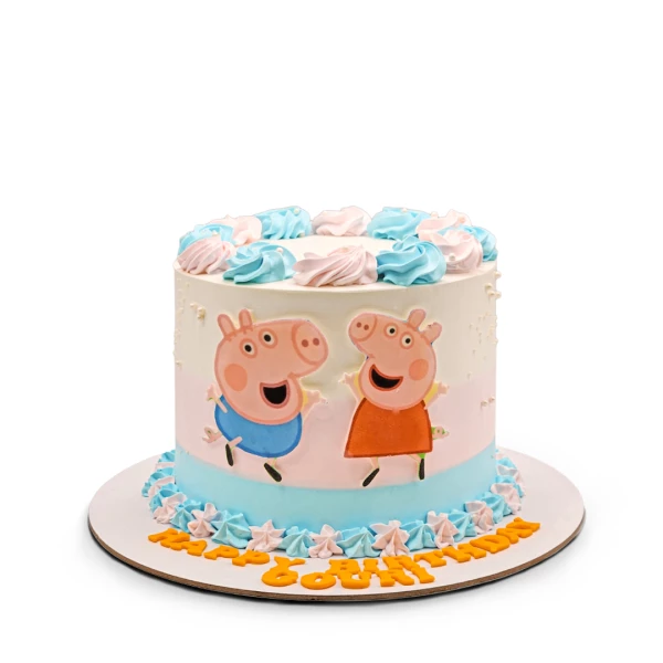 Peppa Pig Design Cake
