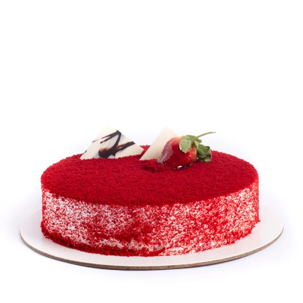 Red Velvet Cake with Strawberry
