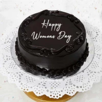Simple Women's Day Chocolate Cake 
