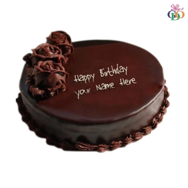 Rossy Chocolate Birthday Cake: Chocolate Birthday Cake Delivery