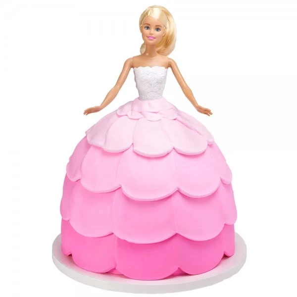 Barbie Pink Sugar Fondant Cake