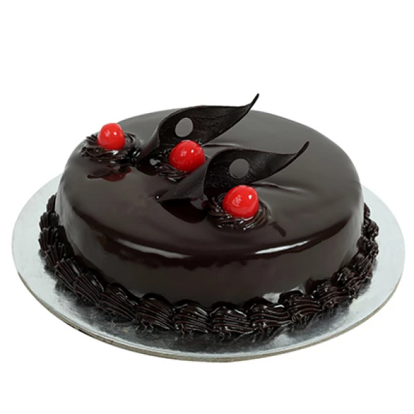 Simple Dark Chocolate Cake 
