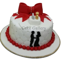 Romantic Couple Cake 