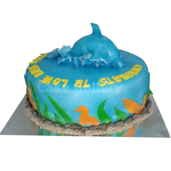 Dolphin Birthday Cake: Best Birthday Cake in Dubai