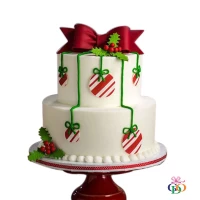Delicate Christmas Layer Cake