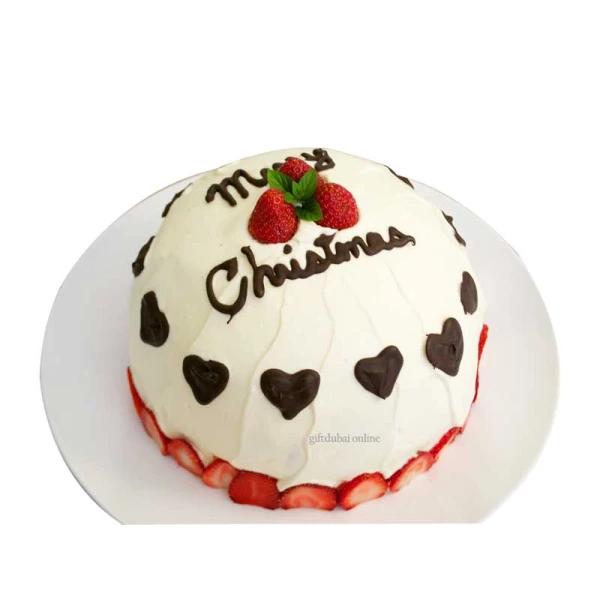 Christmas Strawberry Cake