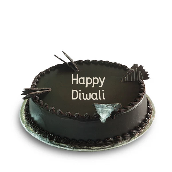 Diwali Dark Chocolate Cake