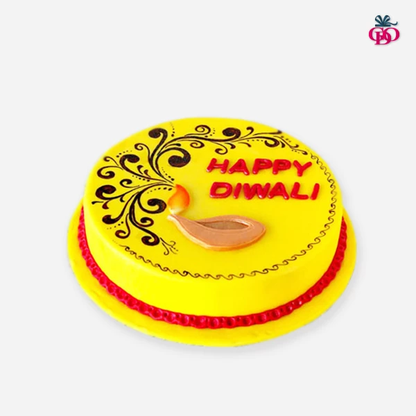 Diwali Yellow Cake