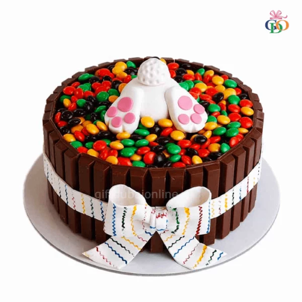 Easter Bunny Kitkat Cake