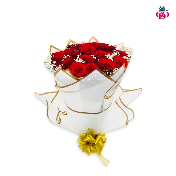 20 red rose Flower Bouquet: Dubai Flower Delivery