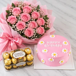 Pink Birthday Combo