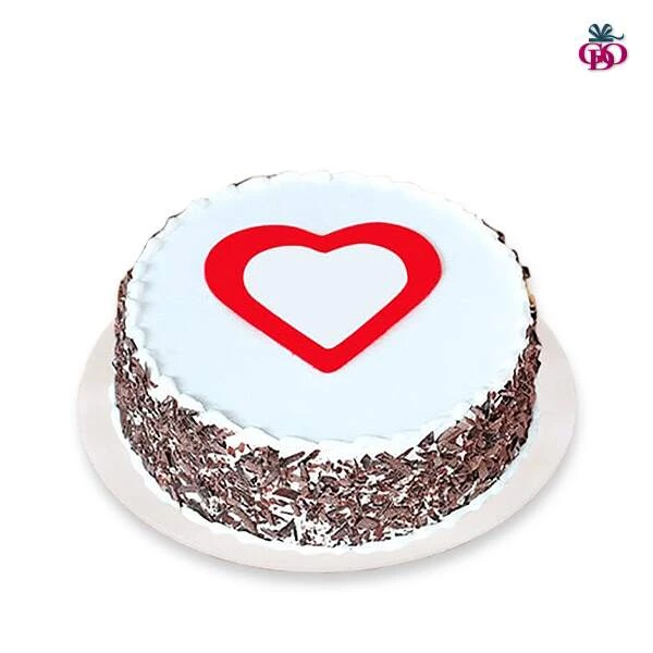 Black Forest Valentine Cake