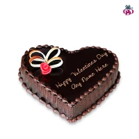 Rich Chocolate Heart Cake